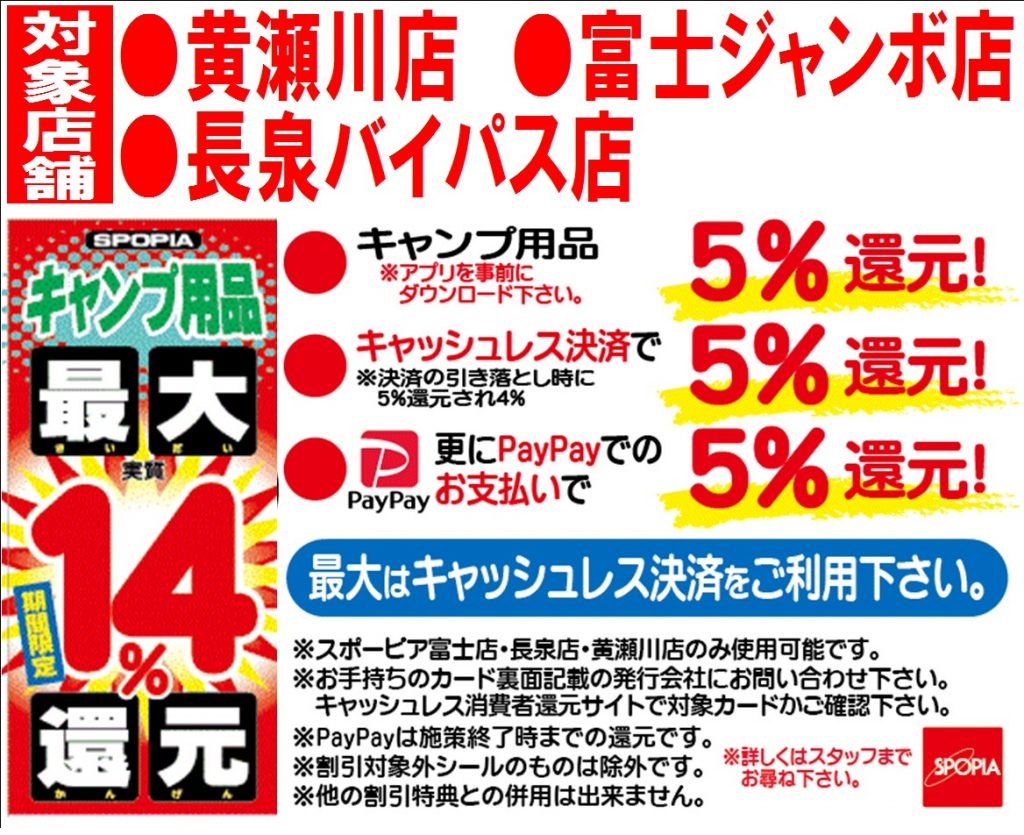 キャンプ 修正