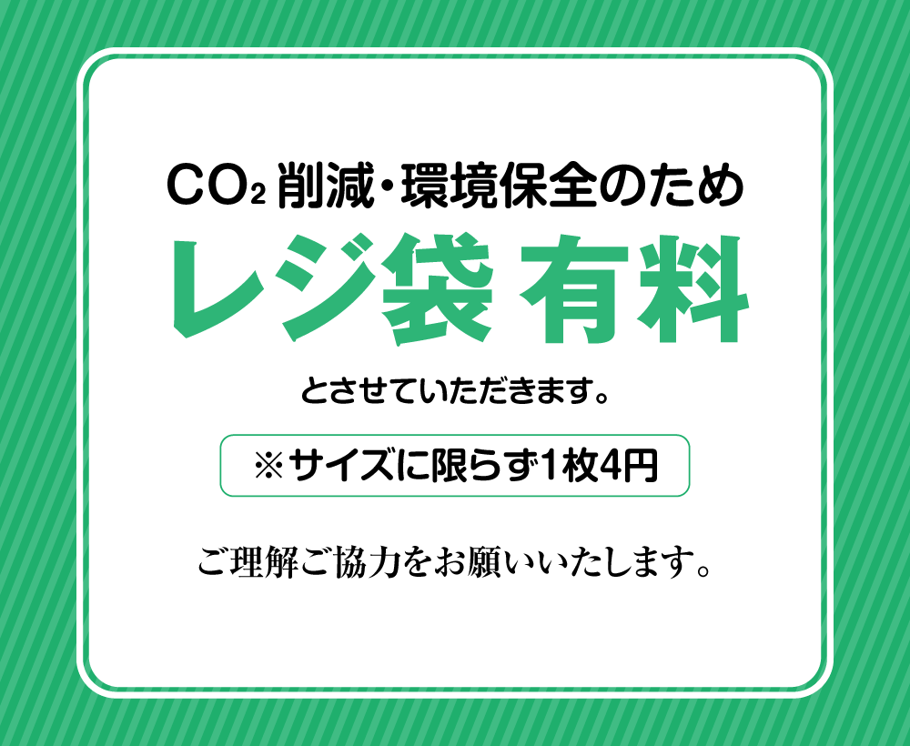 レジ袋有料化